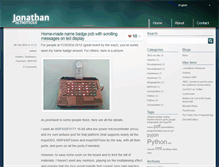 Tablet Screenshot of english.jondesign.net